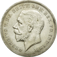 Coin, Great Britain, George V, Crown, 1935, MS(60-62), Silver, KM:842