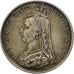 GREAT BRITAIN, 6 Pence, 1887, KM #759, AU(50-53), Silver, 2.81