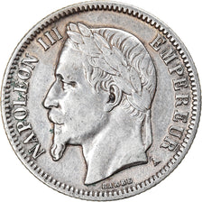 Monnaie, France, 1 Franc, 1867, Paris, TB+, Argent, Gadoury:463, KM:806.1