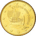 Cypr, 50 Euro Cent, 2008, EF(40-45), Mosiądz, KM:83