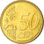 Cyprus, 50 Euro Cent, 2008, EF(40-45), Brass, KM:83