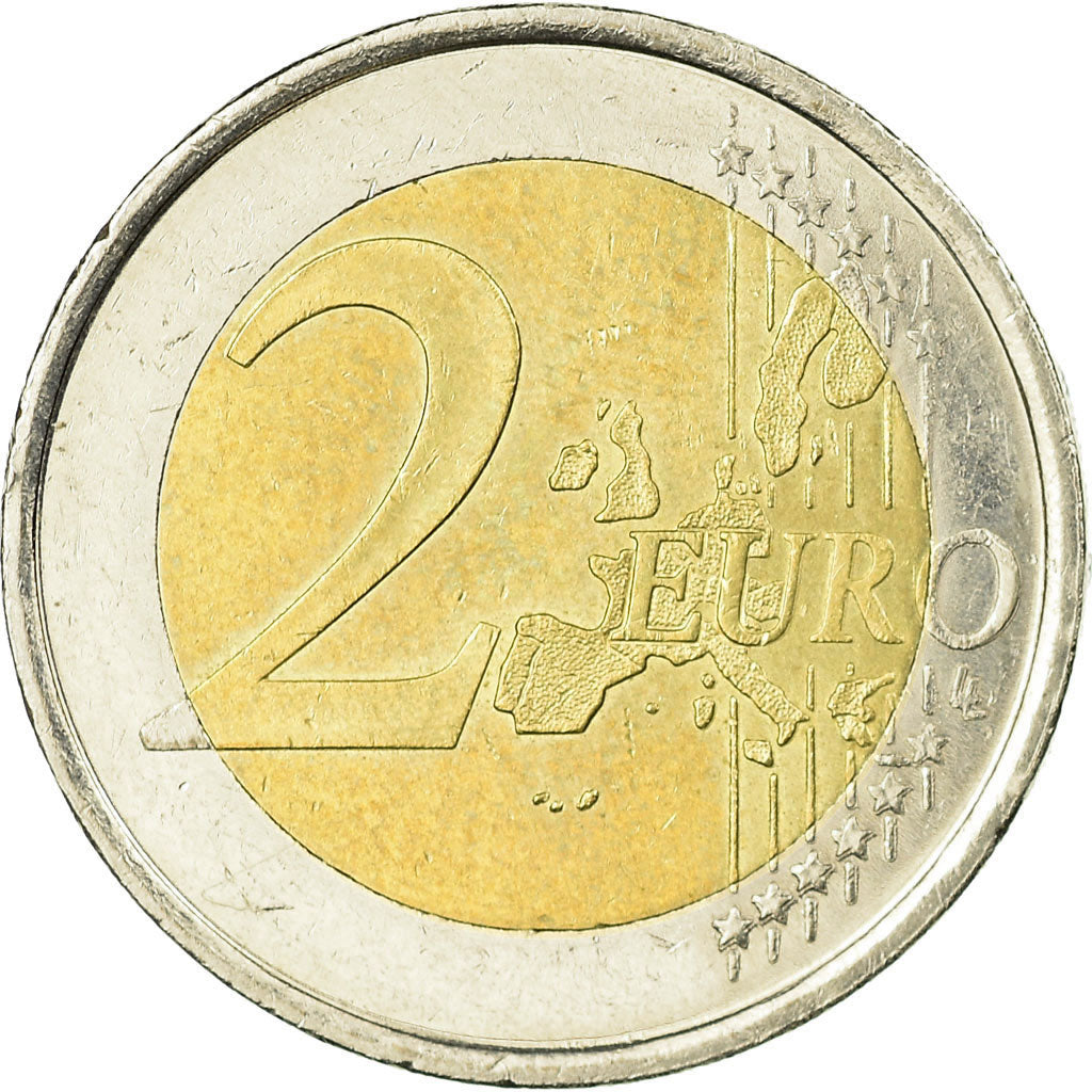 España, 2 Euro, 2001, MBC, Bimetálico, KM:1047