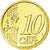 Letonia, 10 Euro Cent, 2014, EBC, Latón, KM:153