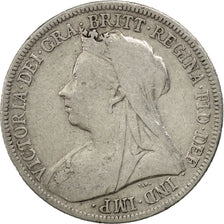 GREAT BRITAIN, Shilling, 1900, KM #780, VF(30-35), Silver, 23.5, 5.54
