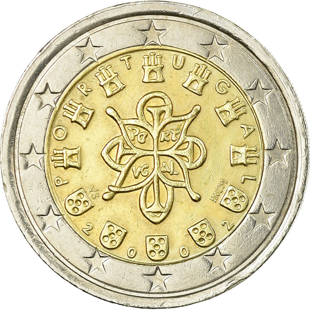 Portugal, 2 Euro, 2002, EF(40-45), Bi-Metallic, KM:747