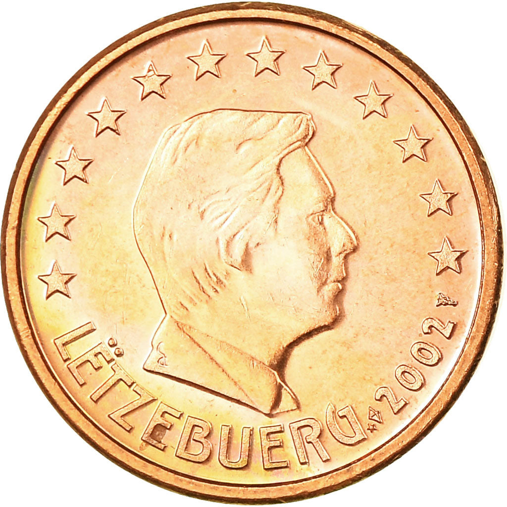 Luxemburg, Euro Cent, 2002, SS, Copper Plated Steel, KM:75