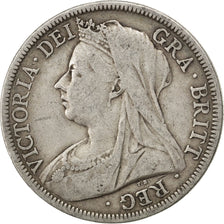 GREAT BRITAIN, 1/2 Crown, 1900, KM #782, VF(30-35), Silver, 32.3, 13.84