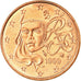 França, 5 Euro Cent, 1999, EF(40-45), Aço Cromado a Cobre, Gadoury:3, KM:1284