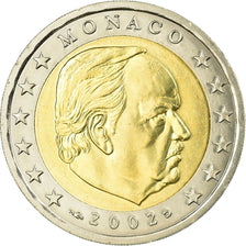 Monaco, 2 Euro, 2002, AU(55-58), Bi-Metallic, Gadoury:MC179, KM:174