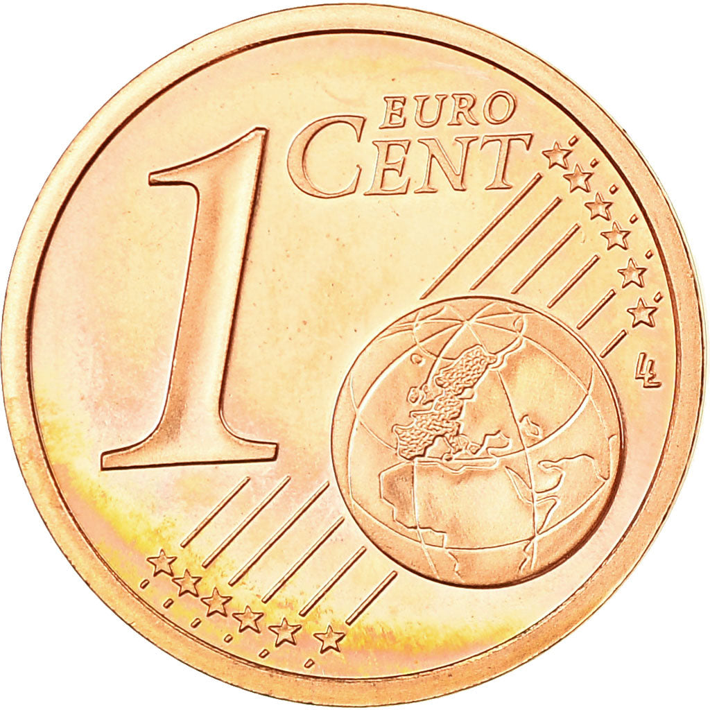 Monaco, Euro Cent, 2005, BE, MS(65-70), Copper Plated Steel, Gadoury:MC172