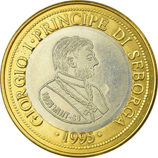 Moneta, SEBORGA, Prince Giorgio I, 1/2 Luigino, 1995, Seborga, SPL-