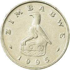 Coin, Zimbabwe, 5 Cents, 1995, EF(40-45), Copper-nickel, KM:2