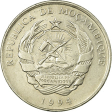Moneda, Mozambique, 500 Meticais, 1994, Royal Mint, MBC, Níquel recubierto de