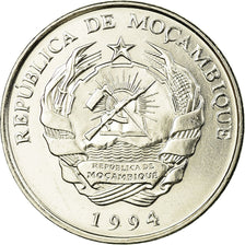 Moeda, Moçambique, 50 Meticais, 1994, Royal Mint, AU(50-53), Aço Revestido a