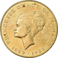 Coin, Monaco, Rainier III, 10 Francs, 1982, EF(40-45), Copper-Nickel-Aluminum