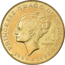 Coin, Monaco, Rainier III, 10 Francs, 1982, EF(40-45), Copper-Nickel-Aluminum
