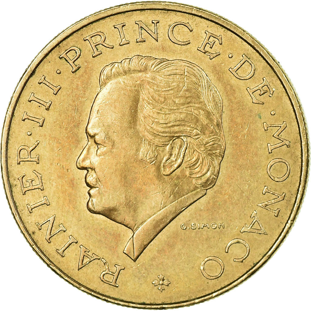 Münze, Monaco, Rainier III, 10 Francs, 1979, SS, Copper-Nickel-Aluminum