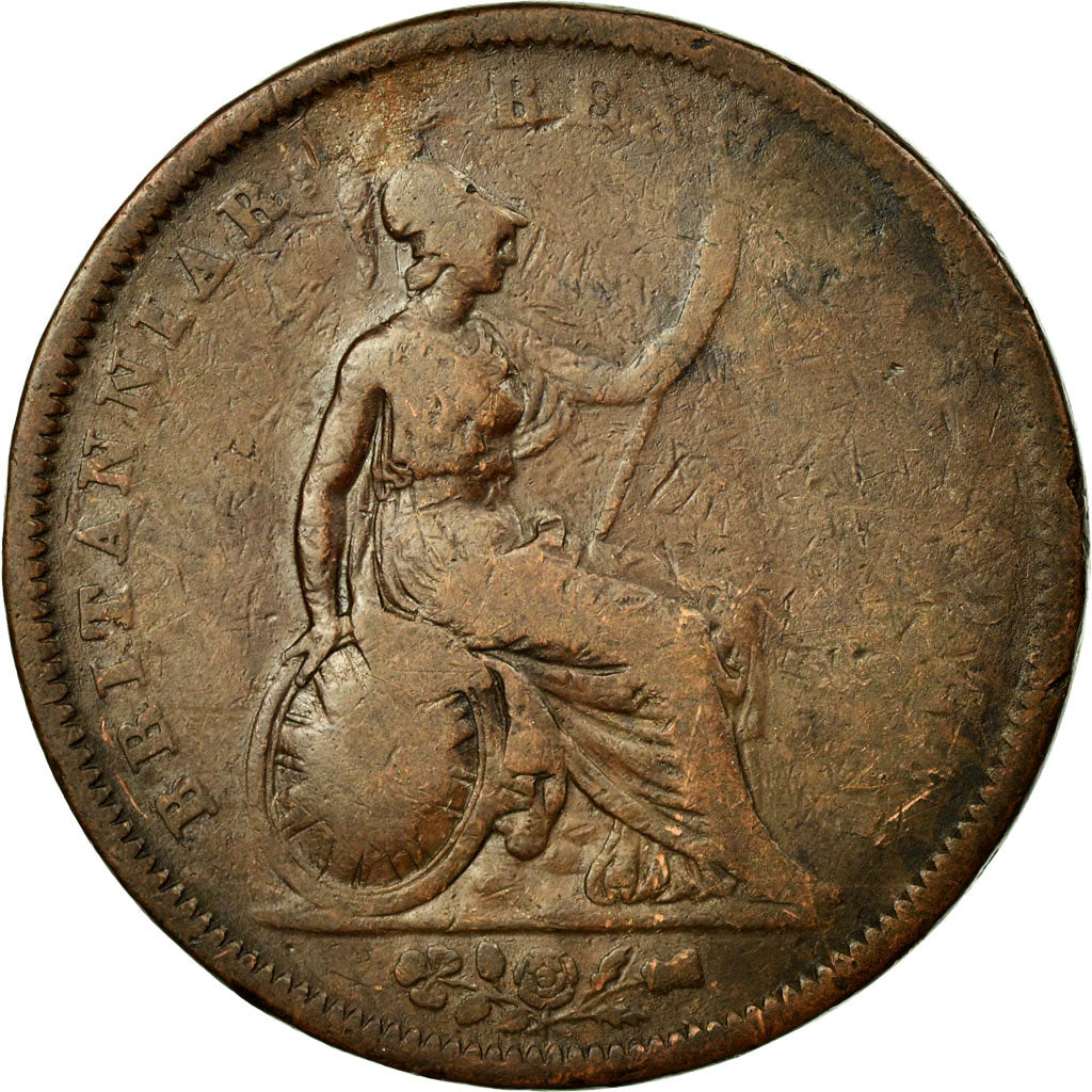 Coin, Great Britain, George IV, Penny, 1826, VF(30-35), Copper, KM:693