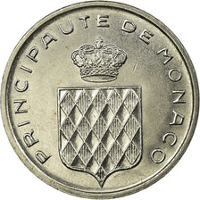 Coin, Monaco, Rainier III, Centime, 1977, AU(55-58), Stainless Steel, KM:155