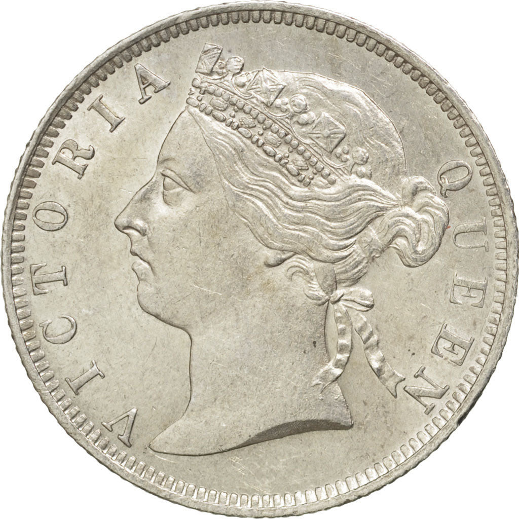 STRAITS SETTLEMENTS, 20 Cents, 1898, KM #12, MS(63), Silver, 23, 5.42