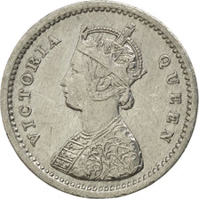 INDIA-BRITISH, 2 Annas, 1862, KM #469, AU(50-53), Silver, 1.38