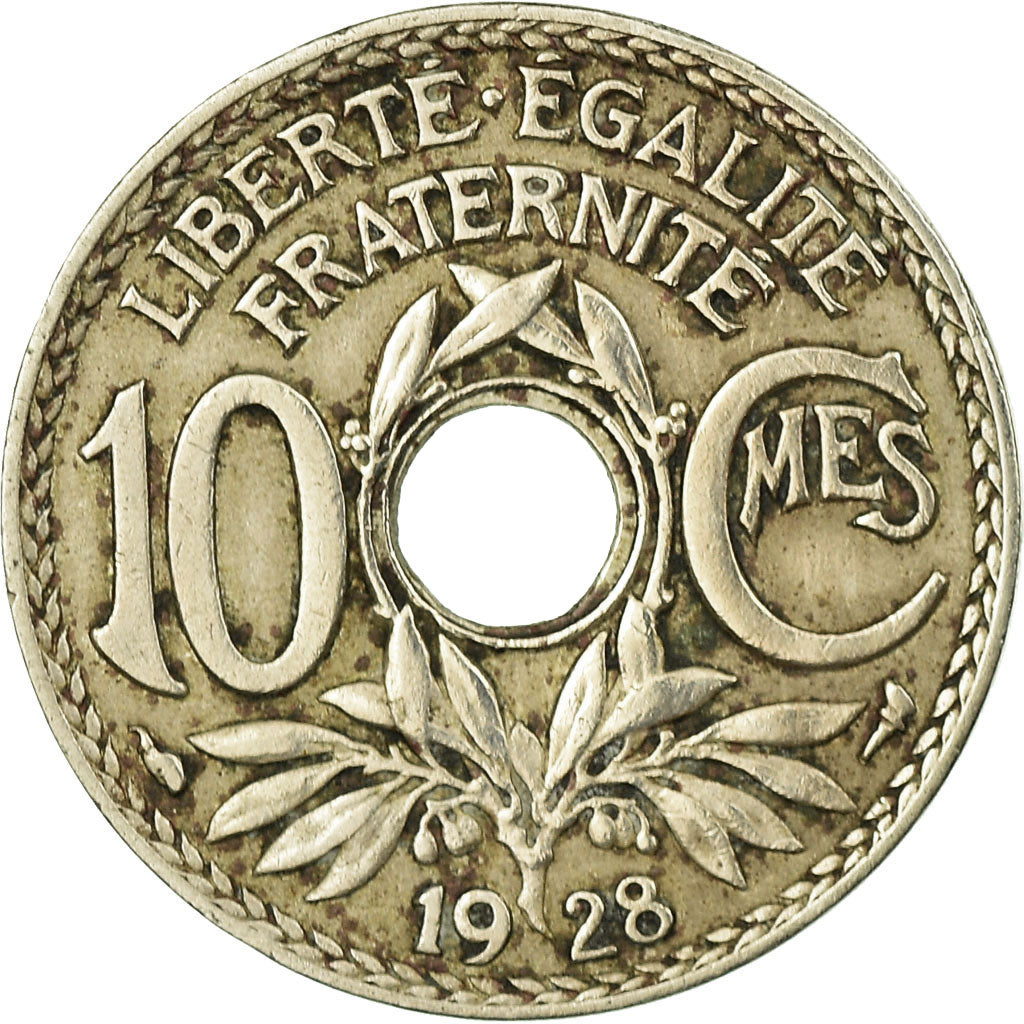 Coin, France, Lindauer, 10 Centimes, 1928, Paris, EF(40-45), Copper-nickel