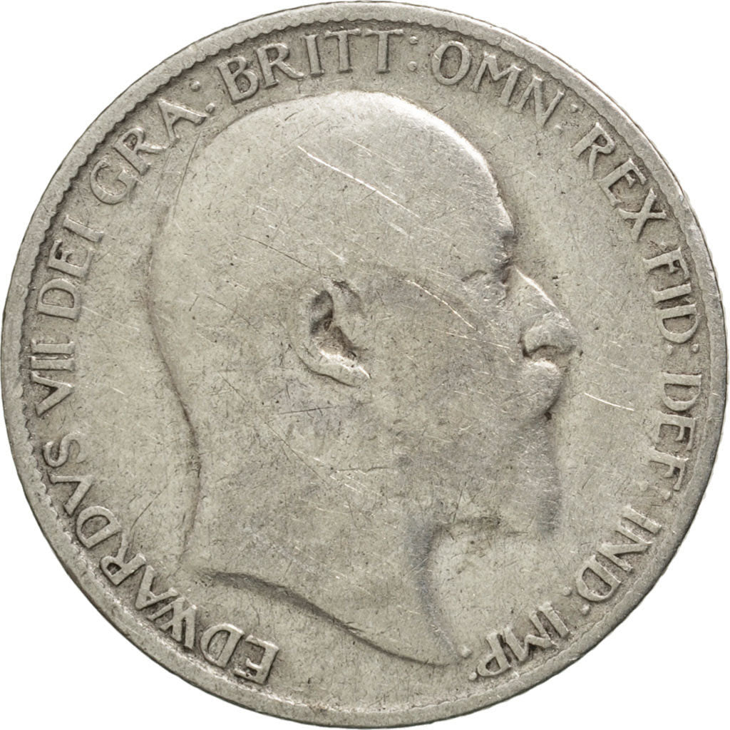 GREAT BRITAIN, 6 Pence, 1902, KM #799, VF(20-25), Silver, 19.5, 2.70