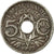 Moneda, Francia, Lindauer, 5 Centimes, 1922, Paris, BC+, Cobre - níquel