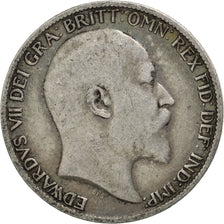 GREAT BRITAIN, 6 Pence, 1902, KM #799, VF(20-25), Silver, 19.5, 2.74