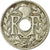 Moneta, Francja, Lindauer, 5 Centimes, 1925, Paris, EF(40-45), Miedź-Nikiel