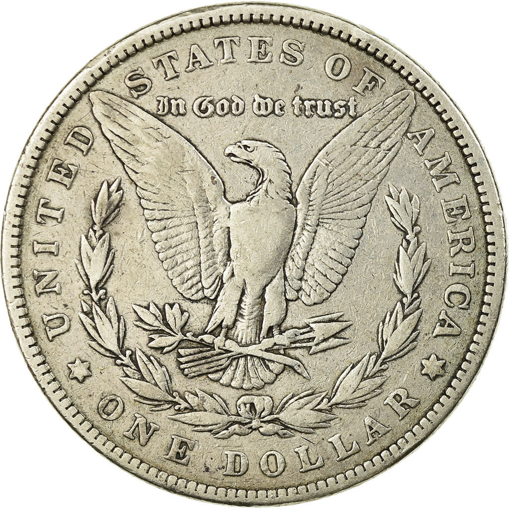 Coin, United States, Morgan Dollar, Dollar, 1881, U.S. Mint, Philadelphia