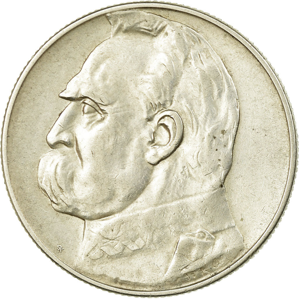 Coin, Poland, 5 Zlotych, 1936, Warsaw, AU(50-53), Silver, KM:28