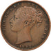 GREAT BRITAIN, Farthing, 1852, KM #725, EF(40-45), Copper, 4.61
