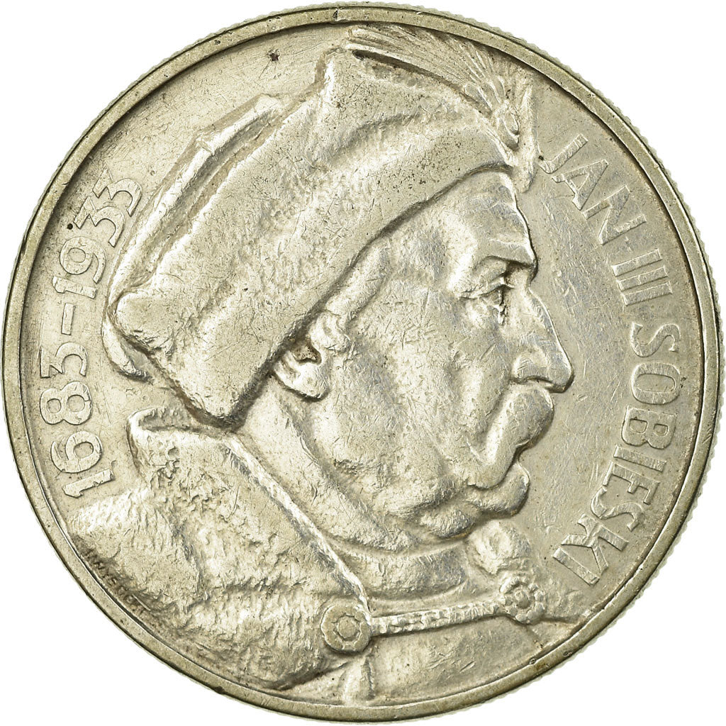 Coin, Poland, 10 Zlotych, 1933, Warsaw, EF(40-45), Silver, KM:23