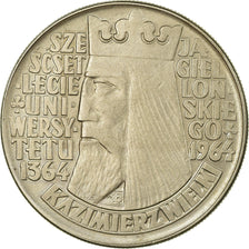 Coin, Poland, 10 Zlotych, 1964, EF(40-45), Copper-nickel, KM:52.1