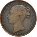 GREAT BRITAIN, Farthing, 1843, KM #725, VF(20-25), Copper, 4.62