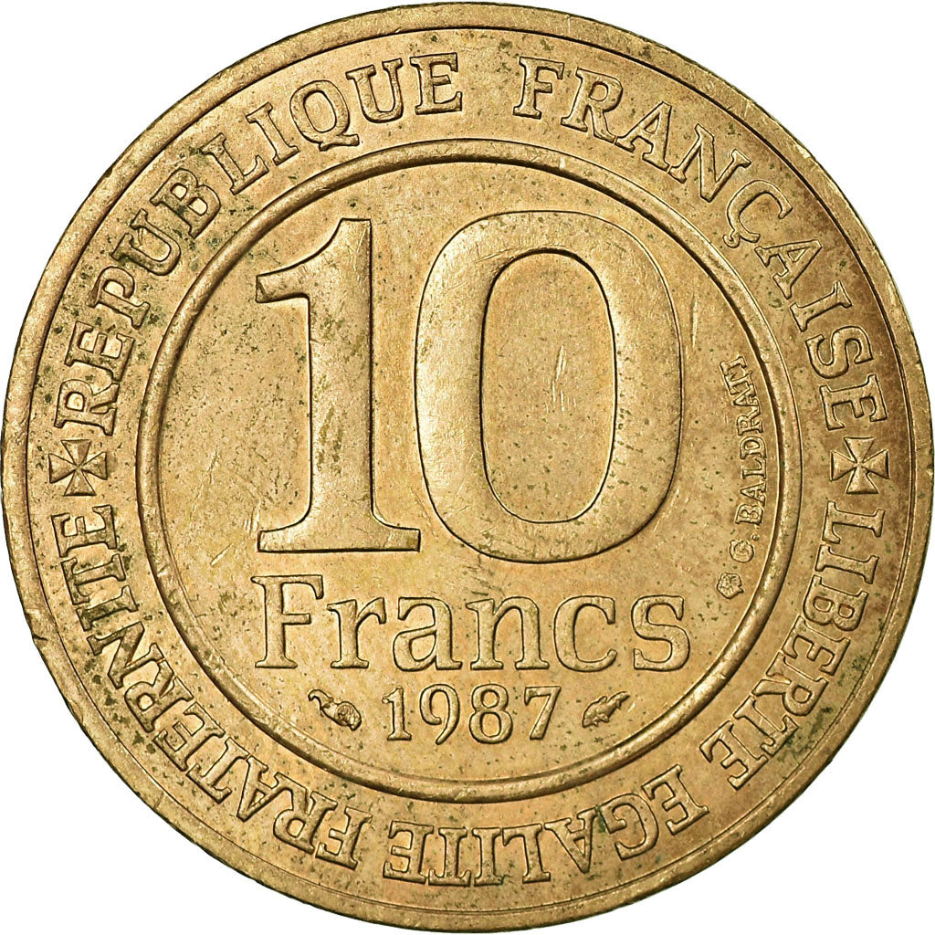 Münze, Frankreich, Millennium of King Capet and France, 10 Francs, 1987, S