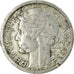 Moneda, Francia, Morlon, Franc, 1944, Paris, BC+, Aluminio, KM:885a.1