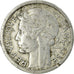 Moneda, Francia, Morlon, Franc, 1944, Paris, BC+, Aluminio, KM:885a.1