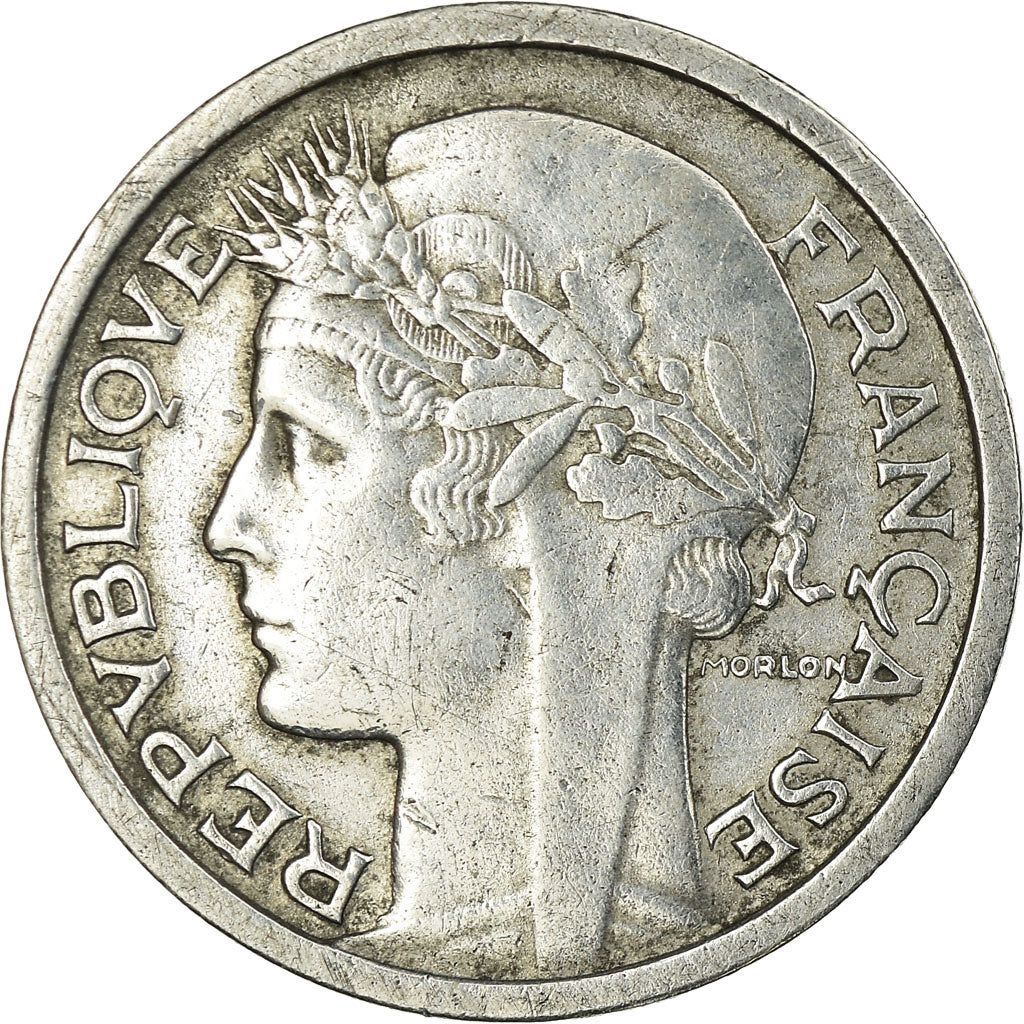 Coin, France, Morlon, Franc, 1958, Beaumont - Le Roger, EF(40-45), Aluminum