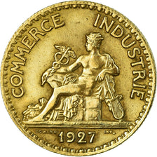 Moeda, França, Chambre de commerce, 50 Centimes, 1927, Paris, AU(55-58)