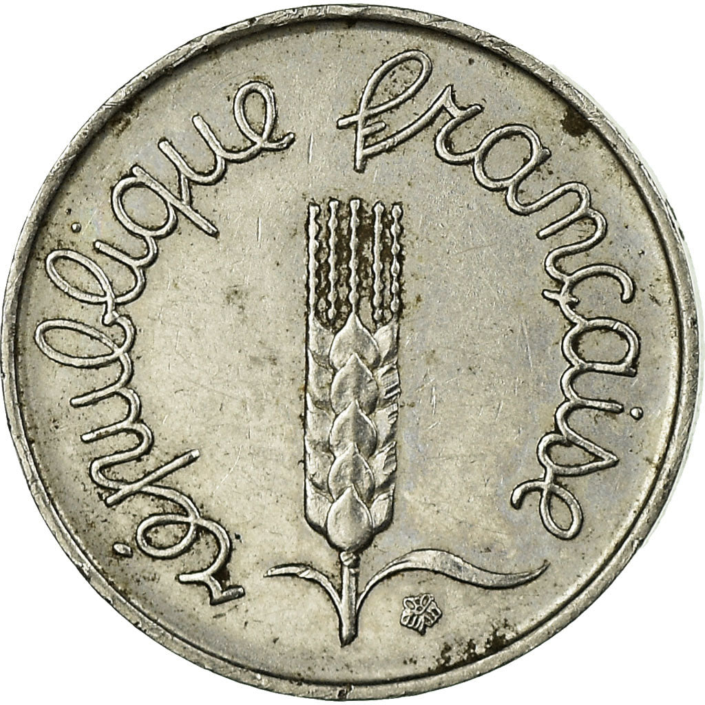 Moeda, França, Épi, Centime, 1963, Paris, VF(20-25), Aço Inoxidável, KM:928