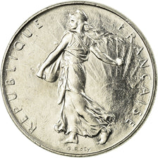 Münze, Frankreich, Semeuse, Franc, 1992, VZ, Nickel, KM:925.2, Gadoury:474