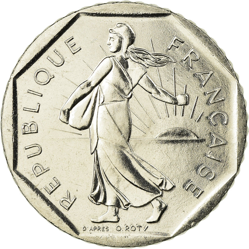 Monnaie, France, Semeuse, 2 Francs, 1992, SUP, Nickel, Gadoury:547, KM:942.1