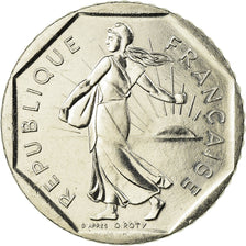 Moneda, Francia, Semeuse, 2 Francs, 1992, EBC, Níquel, KM:942.1, Gadoury:547