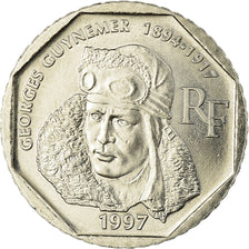 Moneda, Francia, Guynemer, 2 Francs, 1997, MBC+, Níquel, KM:1187, Gadoury:550