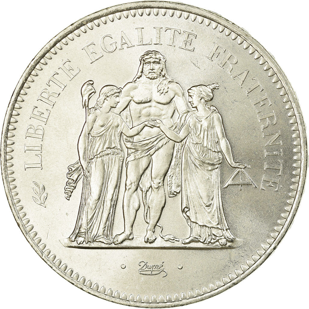 Monnaie, France, Hercule, 50 Francs, 1976, Paris, SUP, Argent, Gadoury:882
