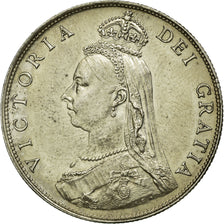 Coin, Great Britain, Victoria, Florin, Two Shillings, 1887, MS(63), Silver
