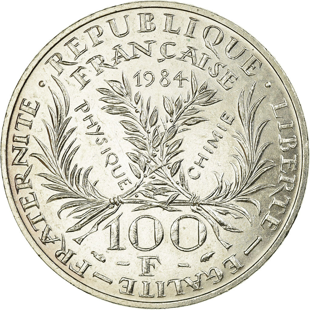 Coin, France, Marie Curie, 100 Francs, 1984, EF(40-45), Silver, KM:955
