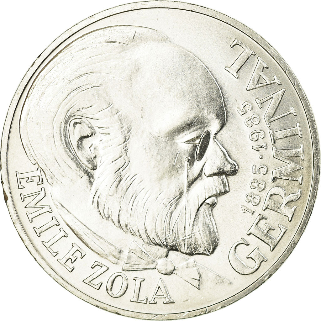 Munten, Frankrijk, Germinal, 100 Francs, 1985, PR, Zilver, KM:957, Gadoury:900